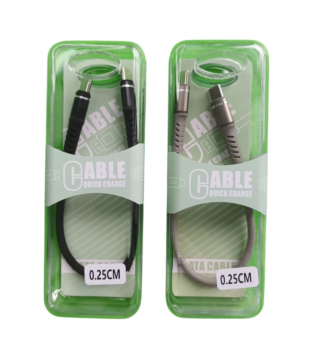 CABLE USB C-C 0.25CM